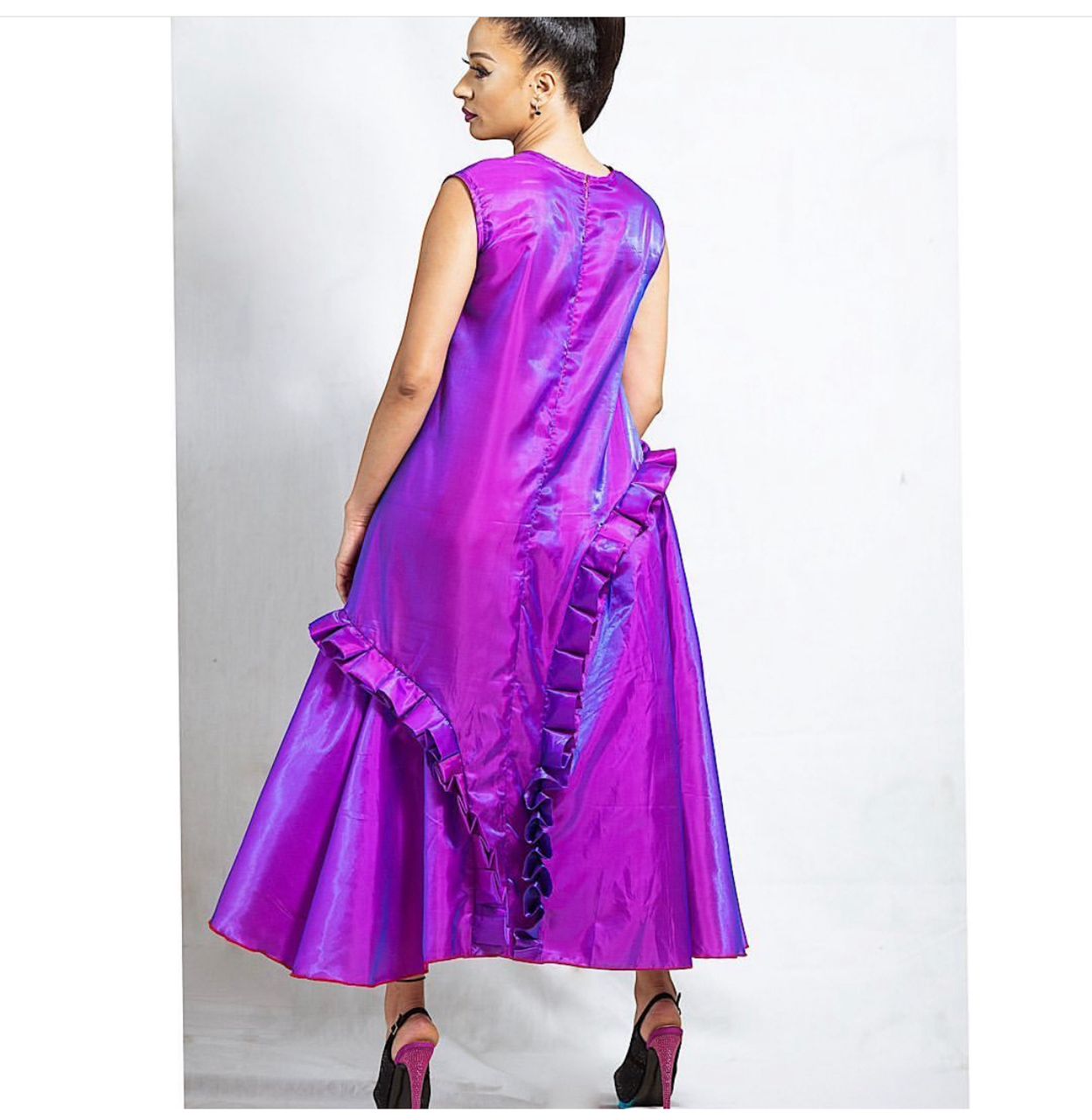 Piilz N Poizn Silk Taffeta A-Line Dress